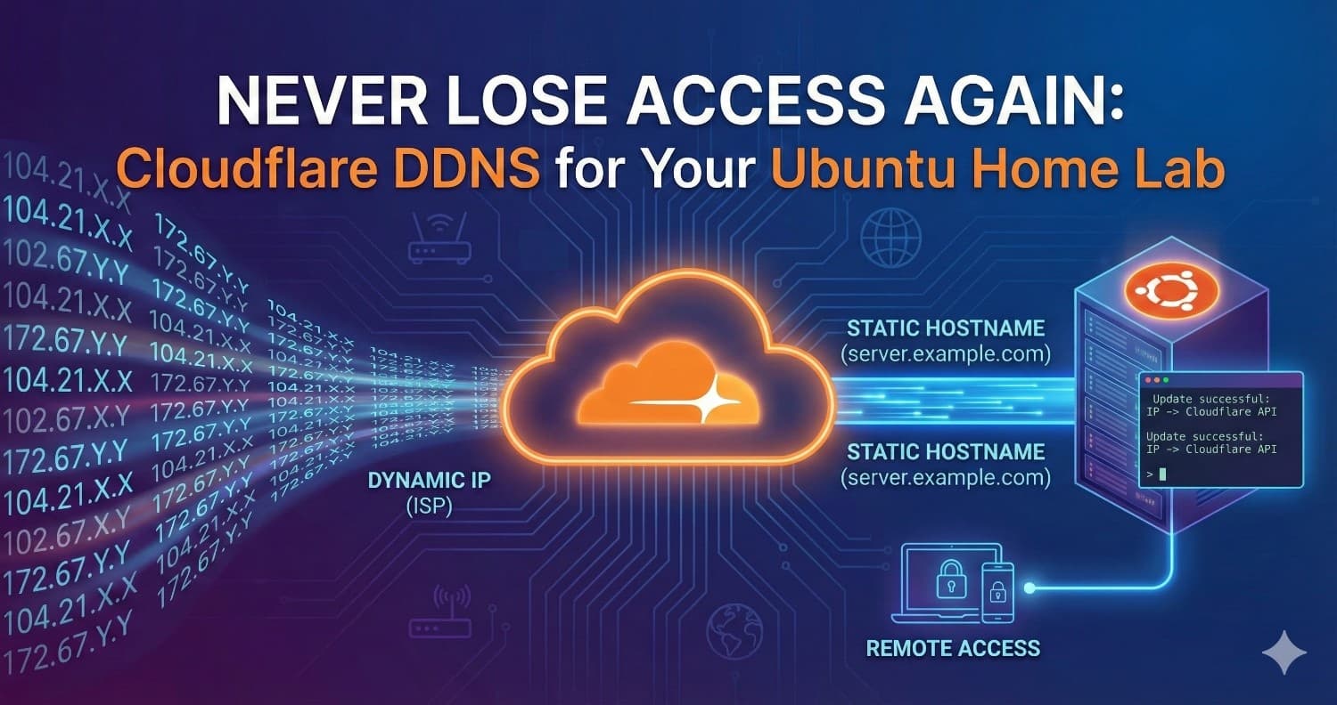 How to Configure Cloudflare as a Dynamic DNS (DDNS) on Ubuntu Server 24.04 LTS